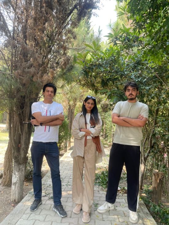 Reconnecting with former intern Nyla in Islamabad